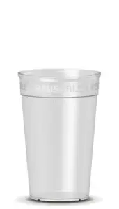 nachhaltiger Kaffeebecher transparent 0,3l