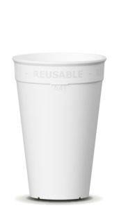 nachhaltige mehrwegbecher weiß 0,4l