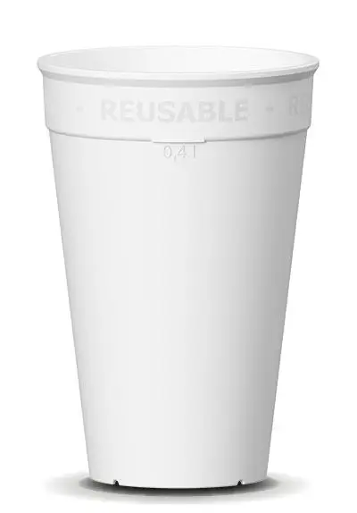 nachhaltige mehrwegbecher weiß 0,4l